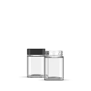 60ml Square Glass Jar