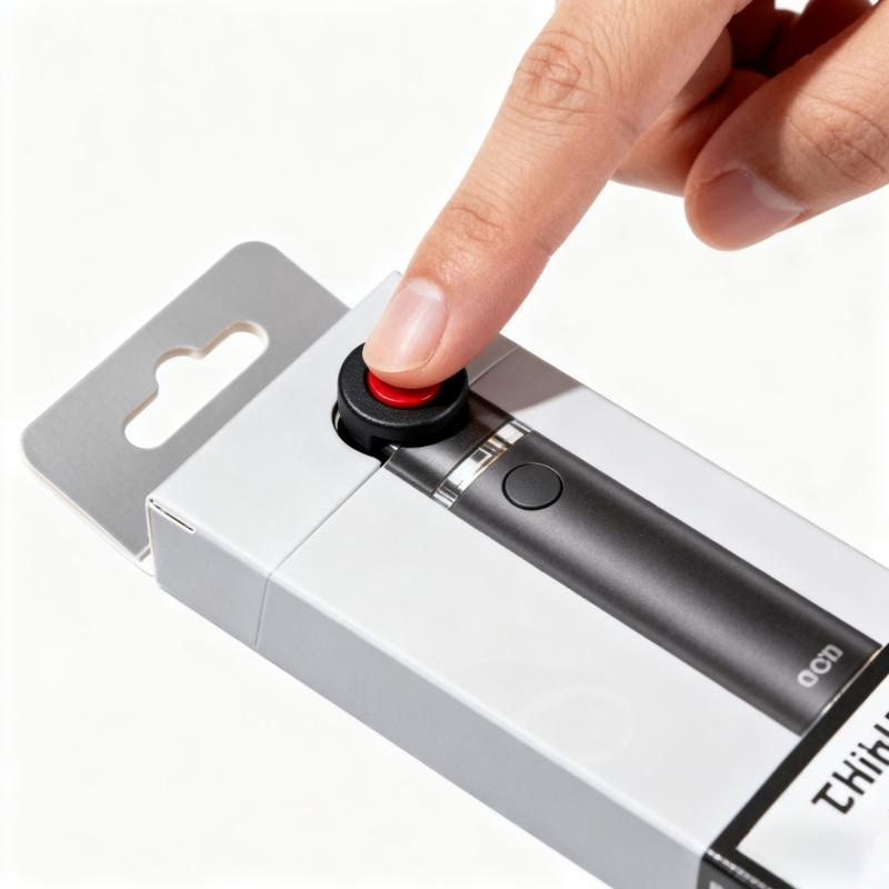 Child-resistant vape packaging box
