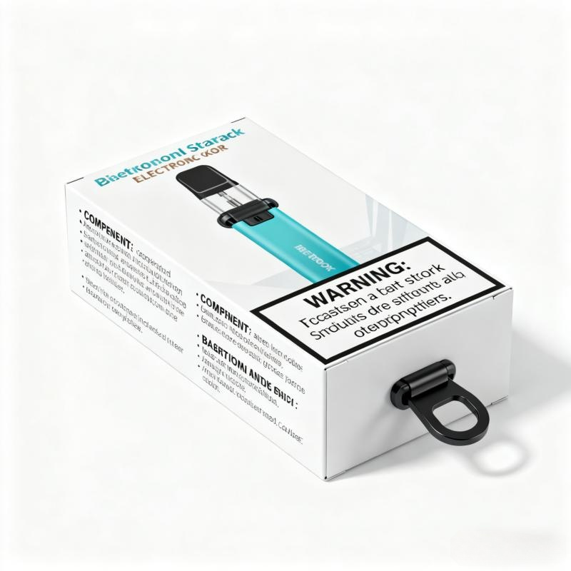 Child-resistant vape packaging box
