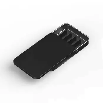 SlimSlide Classic Tin Box Compact Slide-Top Rectangle Container (95x60x14mm)