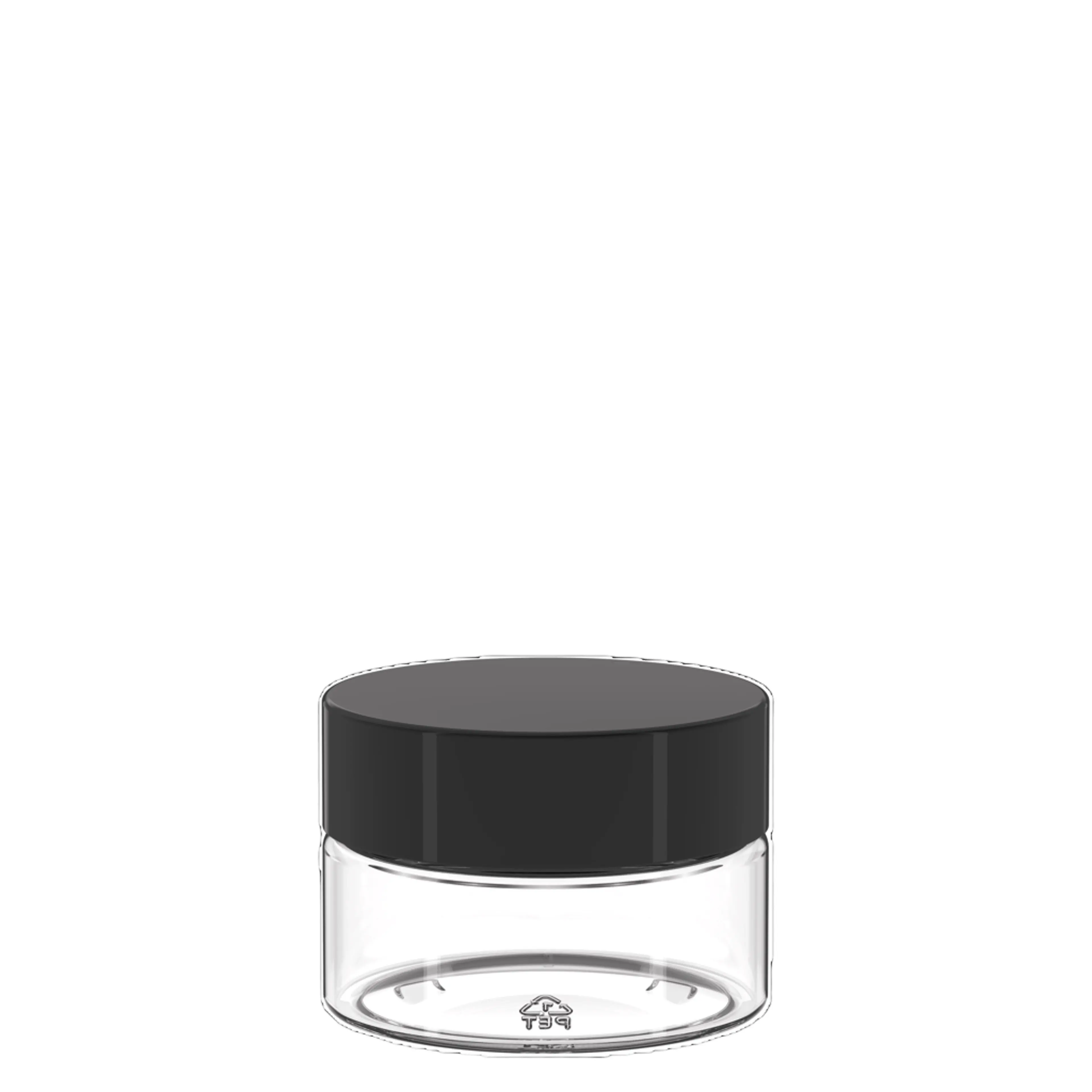 2oz Plastic Flower Jar D60