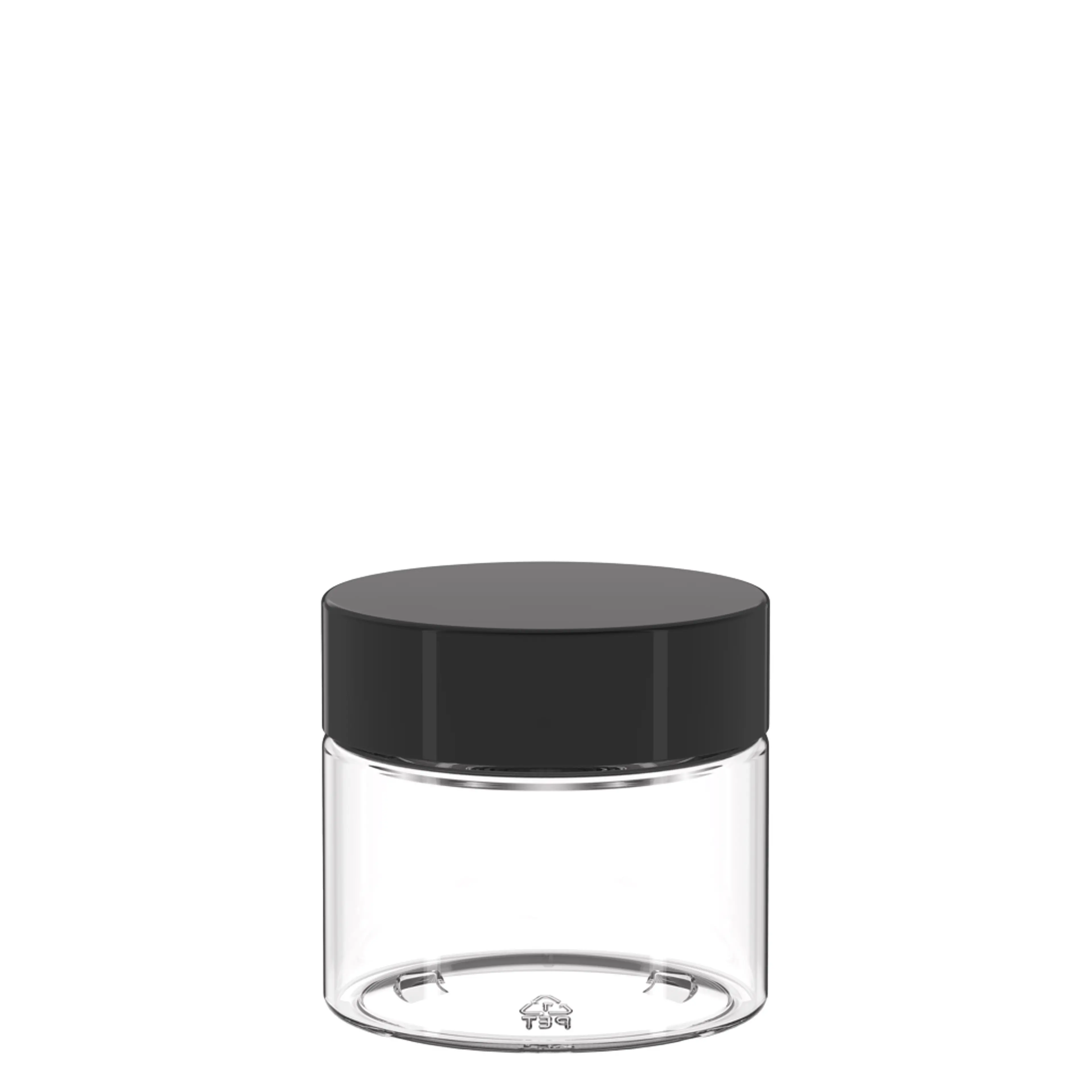 3oz Plastic Flower Jar D60
