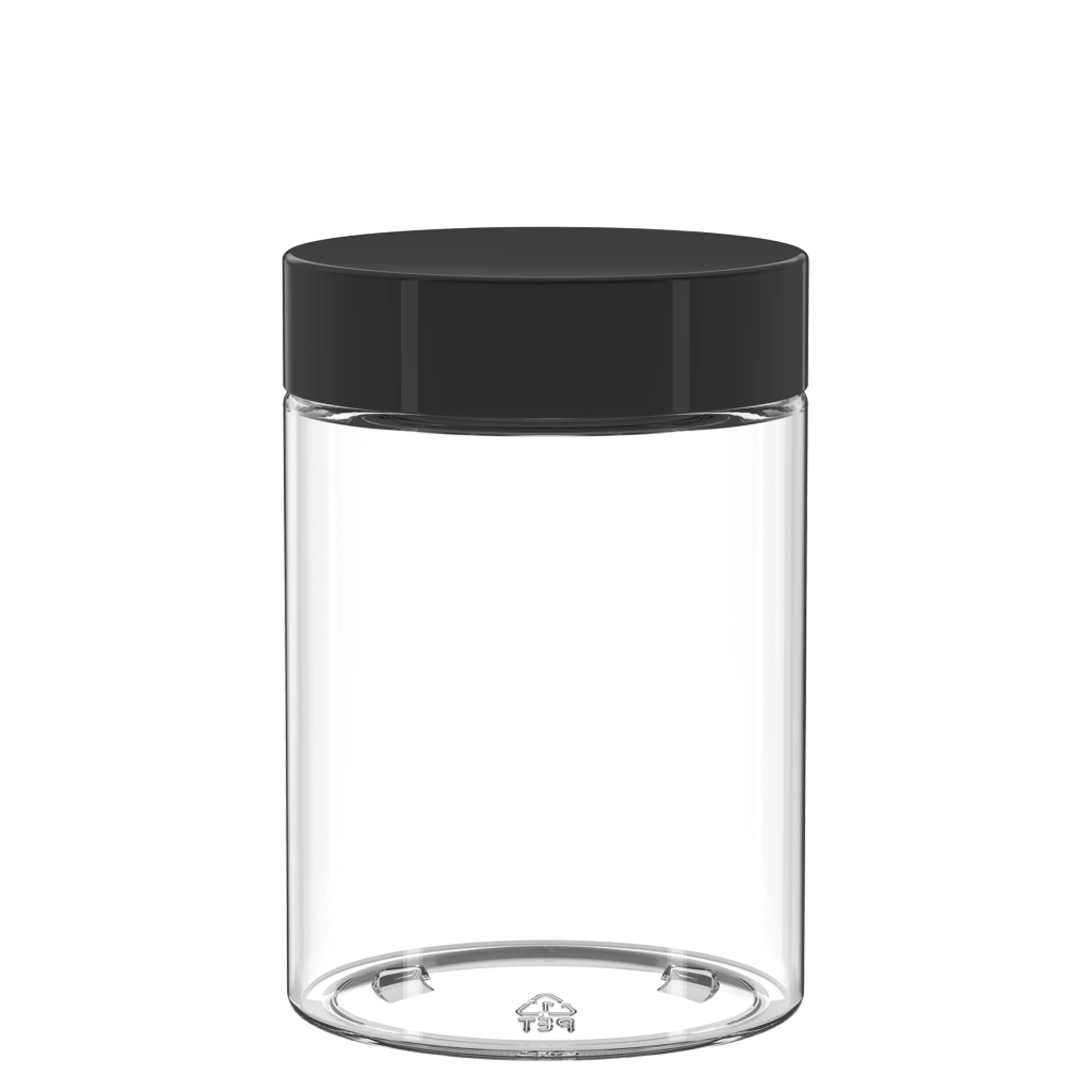 10oz Plastic Flower Jar D70