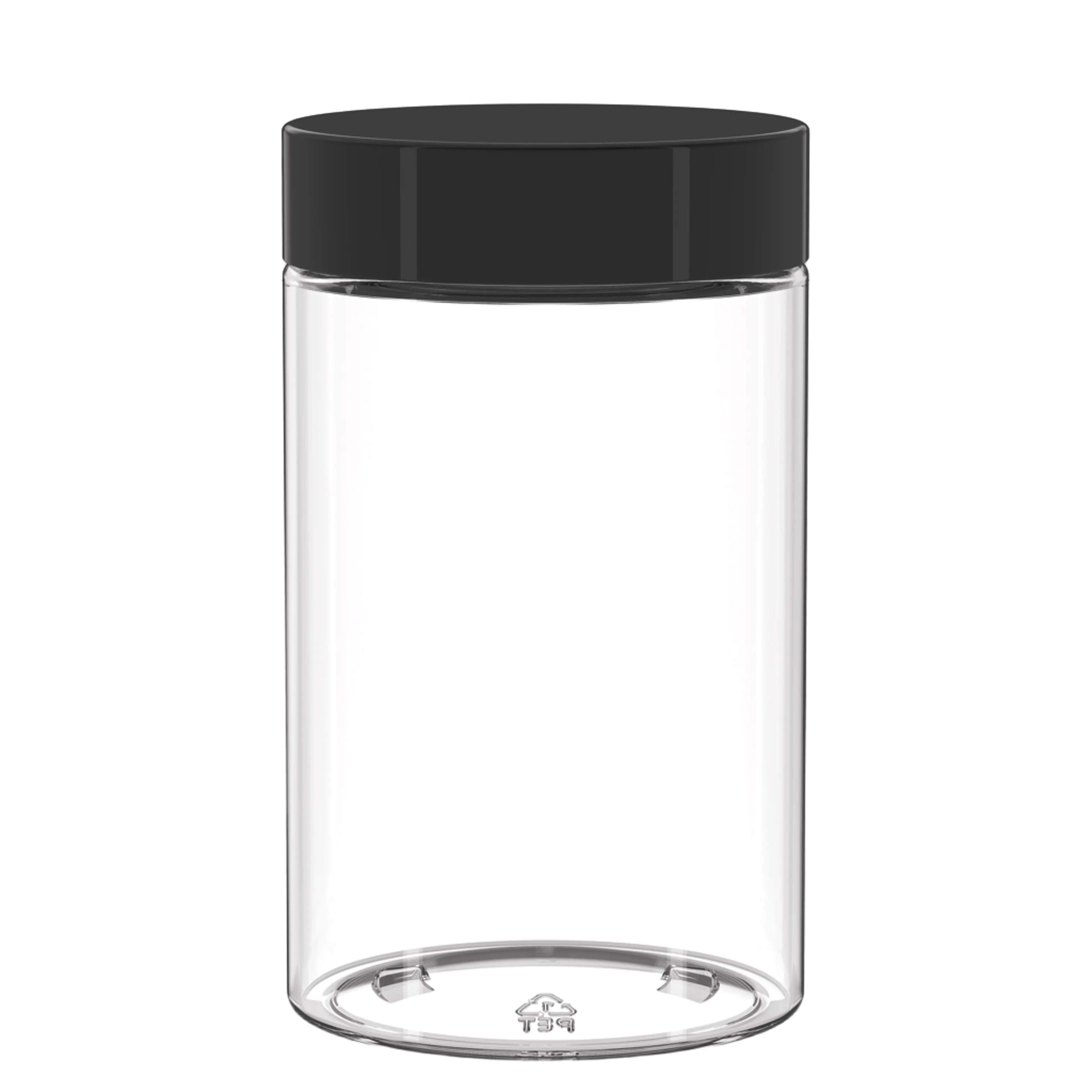12oz Plastic Flower Jar D70