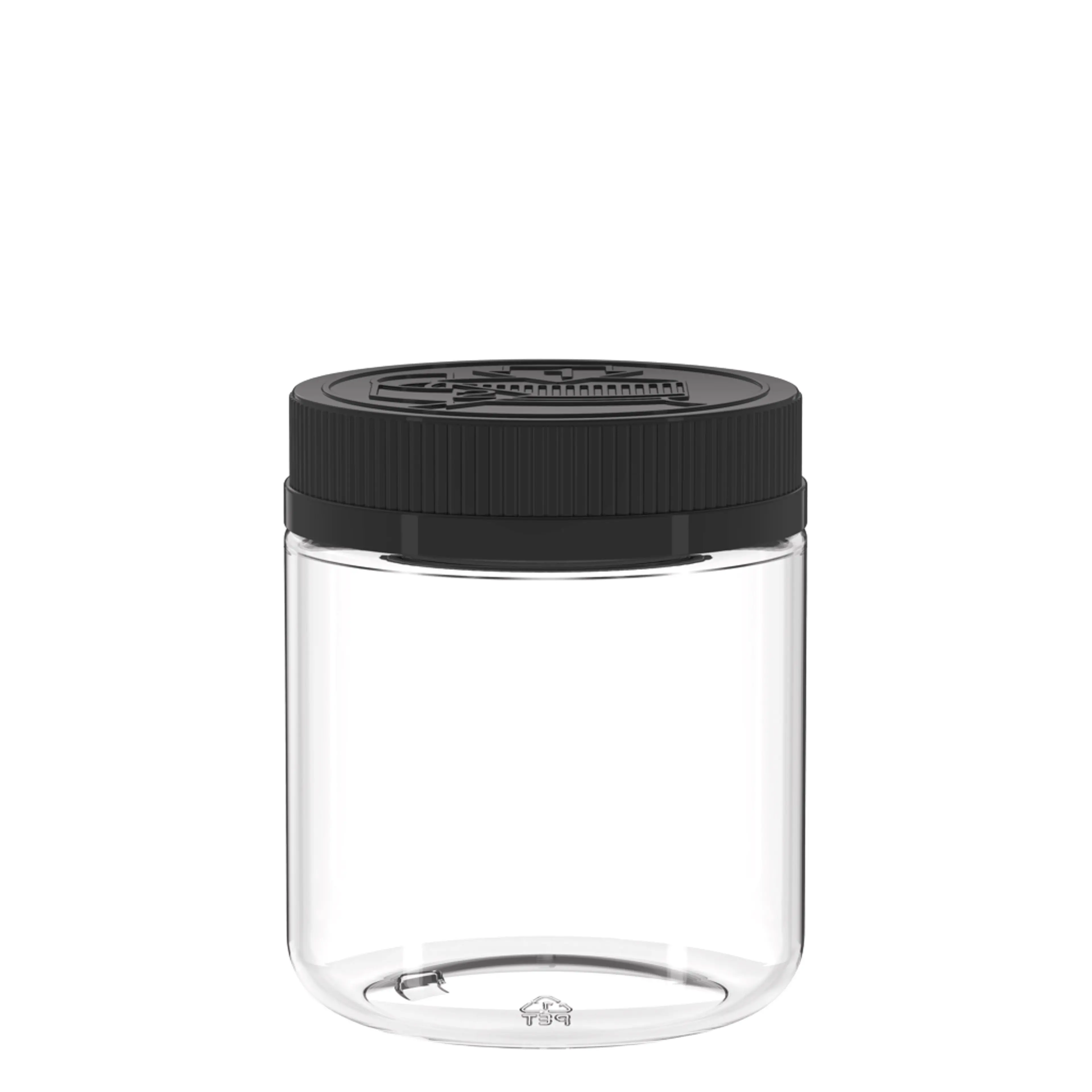 8oz Plastic Flower Jar D70 Round bottom