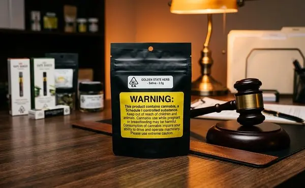 California Prop 65 Cannabis Packaging 2026: Compliance Guide