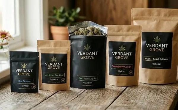 Stand-Up Pouches for Cannabis: Types, Sizes, and Material Guide