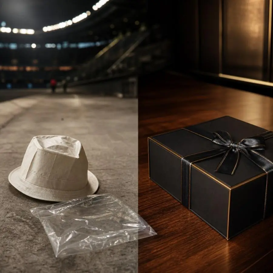 Paper hat vs premium gift box packaging comparison for sports merchandise