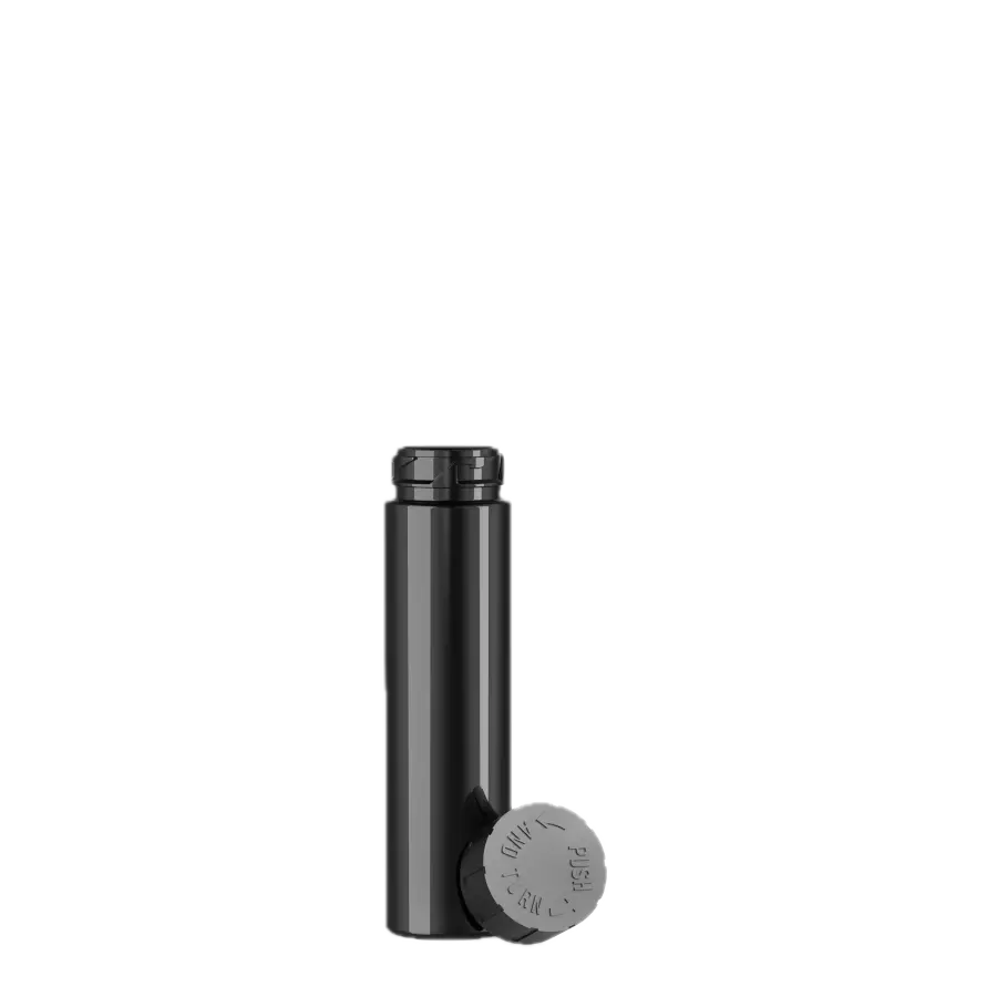 D22 85mm Clear PET Plastic Pre-Roll Tube Special lock