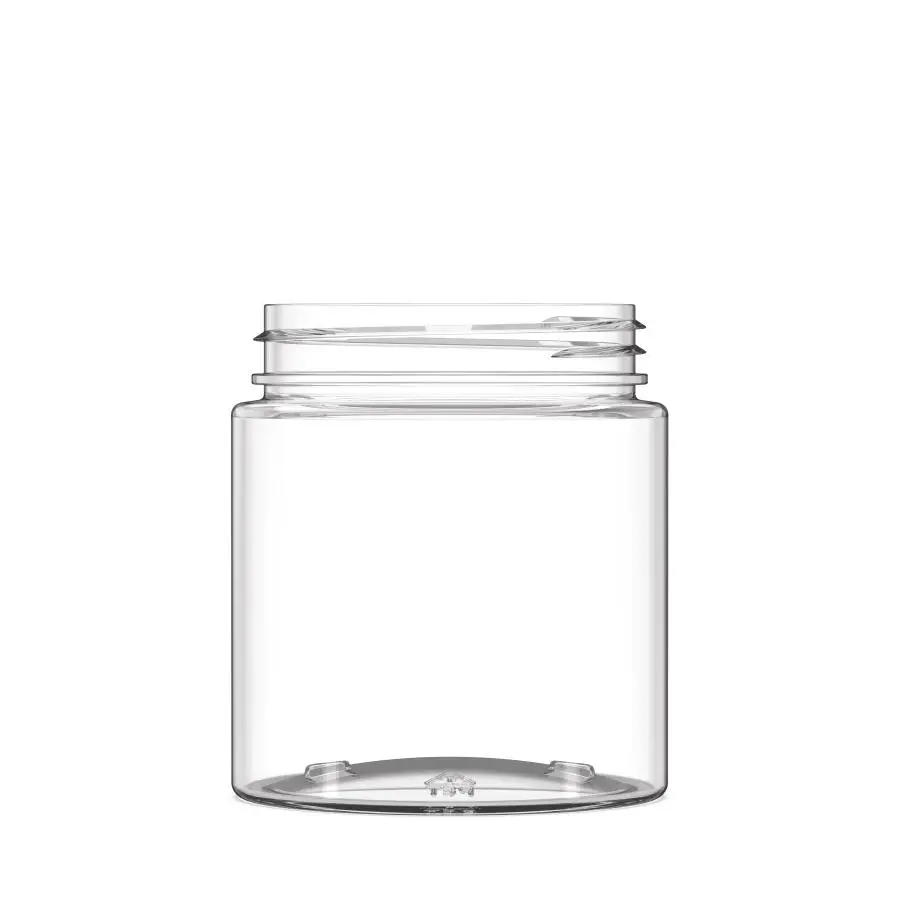8oz Plastic Flower Jar D70